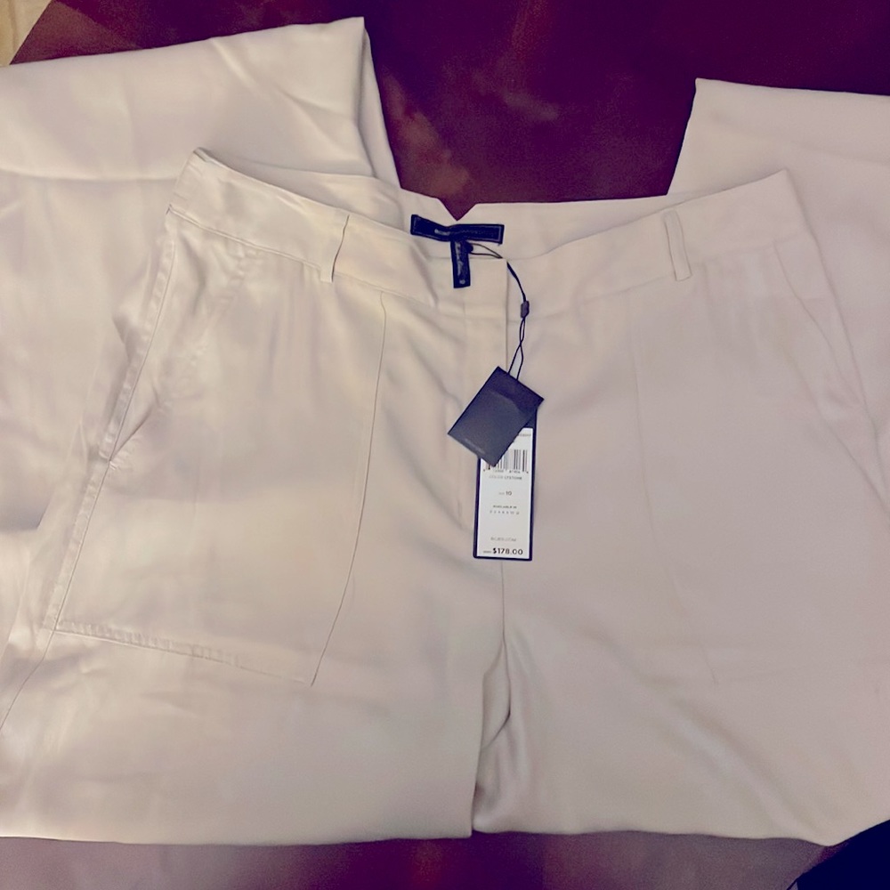 NWT BCBGMAXAZRIA JESPEN Wide Leg Pant SZ 10
